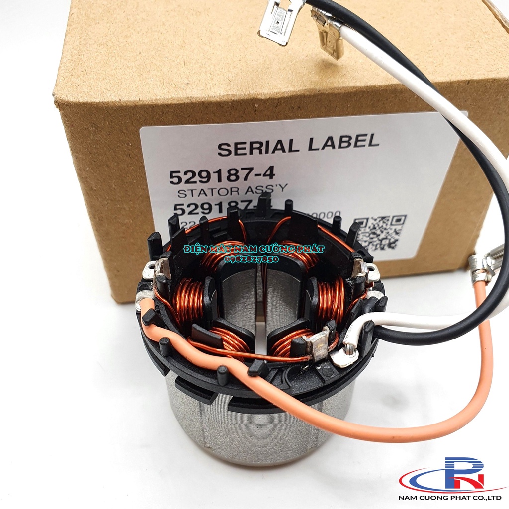 Stator máy khoan bê tông Makita DHR242 DHR244 529187-4