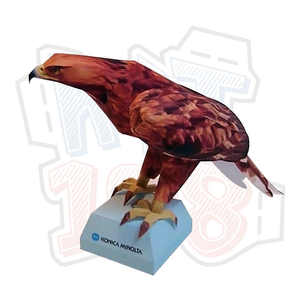 Mô hình giấy động vật chim ưng đại bàng Golden Eagle