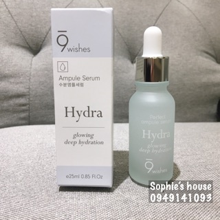 Tinh chất dưỡng ẩm 9WISHES HYDRA SKIN AMPULE SERUM