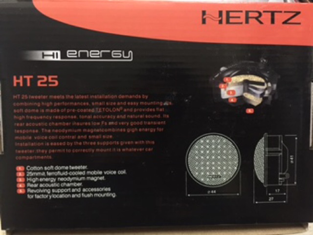 Loa tép Loa trép Loa treble streeper Hertz cho oto ô tô xe hơi chính hãng