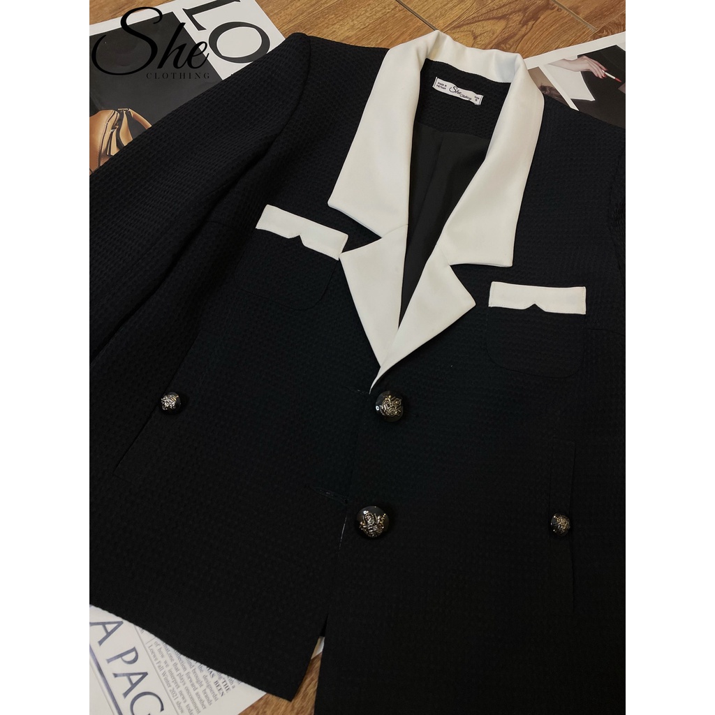 Áo vest CN cổ trắng AV036 | BigBuy360 - bigbuy360.vn