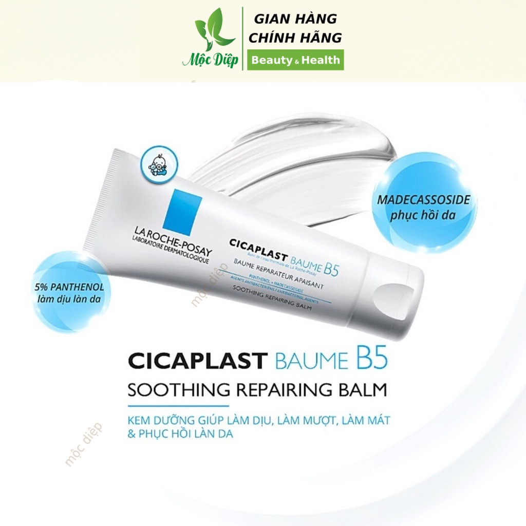 Kem b5 La Roche Posay Phục Hồi Da 40ml - Kem dưỡng ẩm da b5 mờ thâm, giảm mụn - Mộc Diệp