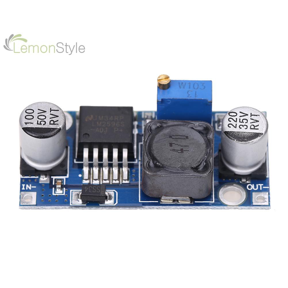 D-LT 2x DC-DC 3A Buck Converter Adjustable Step-Down Power Supply Module LM2596S