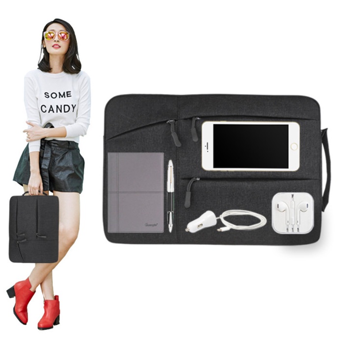 Túi Chống Sốc Laptop Macbook 15.6 inch, 14 inch, 13 inch Chống Thấm Nước 4 Ngăn Cao Cấp Dày Dặn VINTECH