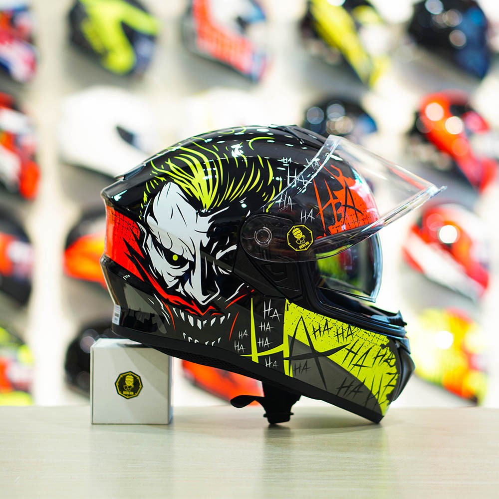 Nón Fullface 2 Kính Yohe 981 Joker Chuẩn ECE