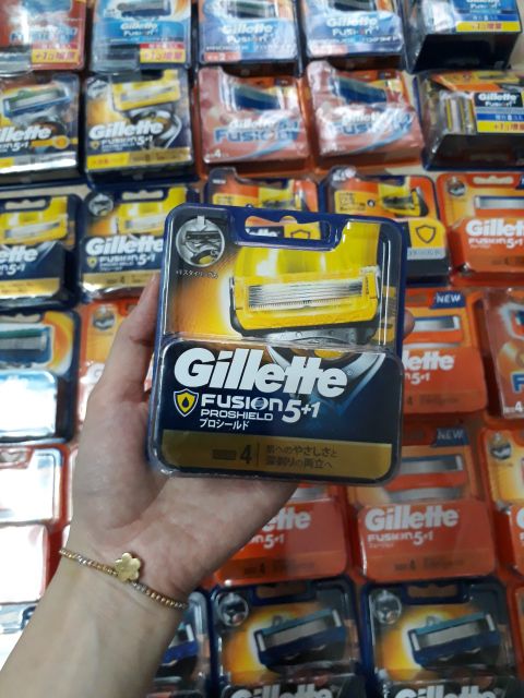  Hộp lưỡi dao thay thế Gillette Fusion 5+1 Nhật Bản