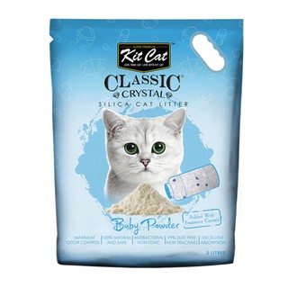 MÙI BABY POWDER ( PHẤN EM BÉ )  - Cát vệ sinh cho mèo KitCat clump ( dạng sỏi ) 10L