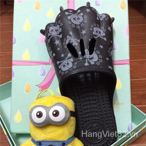 Dép đi trong nhà/ đi biển hình bàn chân mèo nhiều họa tiết và màu sắc độc đáo