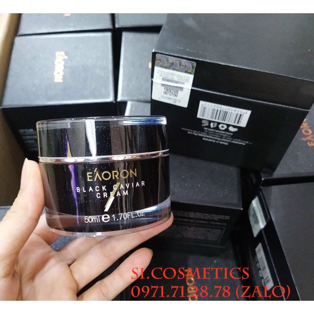 Kem trứng cá tầm đen EAORON BLACK CAVIAR CREAM 50ml