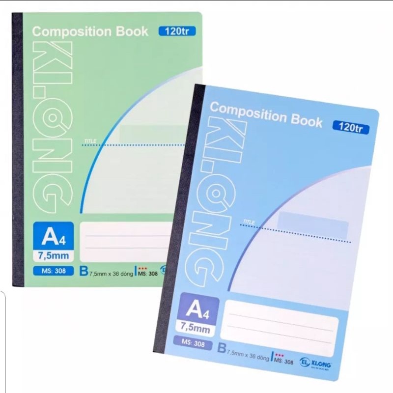 Sổ viết, vở viết May A4 Klong 420 trang , 200 trang , 120 trang