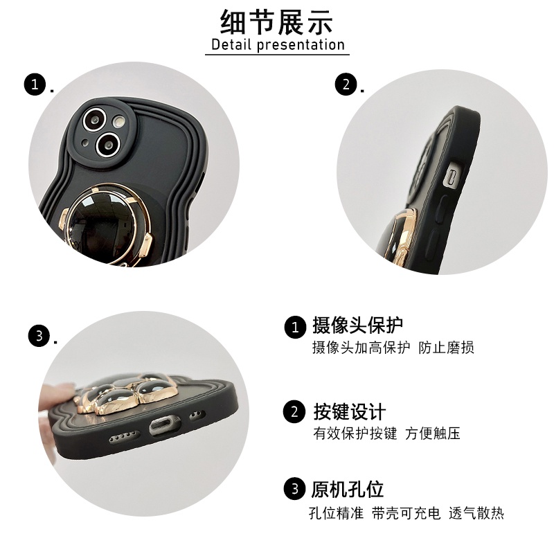 Ốp Điện Thoại Chống Sốc Họa Tiết Phi Hành Gia Cho IPhone 13 12 11 Pro Max X XR XS Max 7 8 Plus