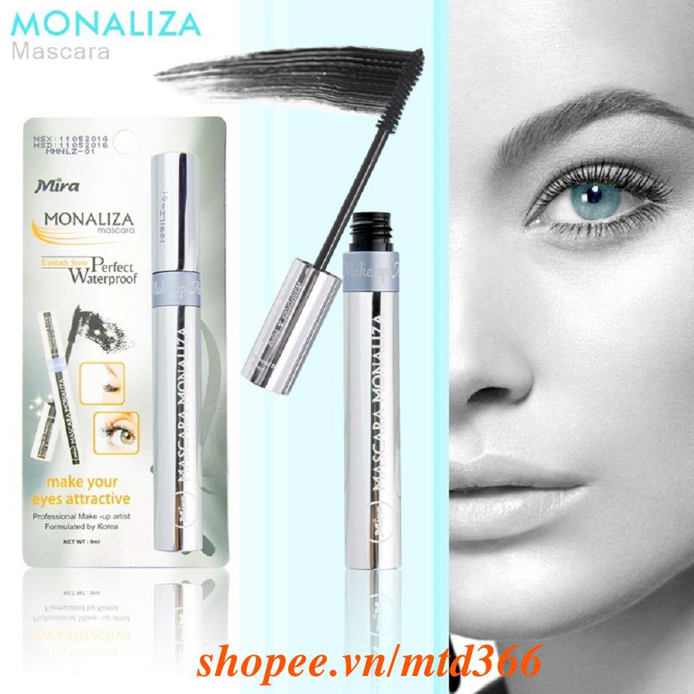 Mascara Mira Monaliza Làm Dài Và Cong Mi Không Lem, Không Trôi 9ml | BigBuy360 - bigbuy360.vn