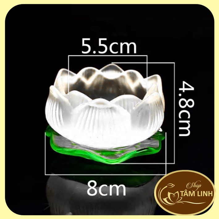 Đế Nến Hoa Sen Lưu Ly Có Nhiều Màu Siêu Đẹp