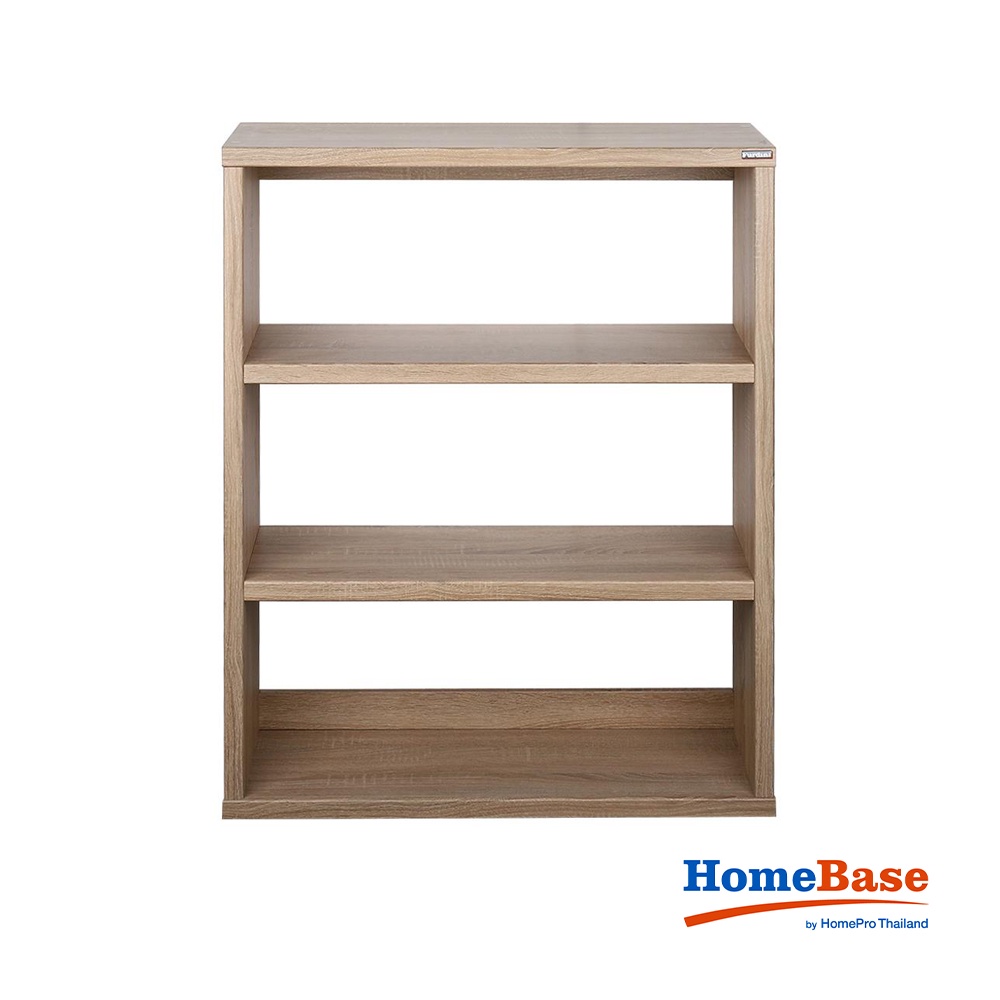HomeBase FURDINI Kệ 4 tầng bằng gỗ ép MACHO Thái Lan W80XD29XH97.5 màu gỗ sồi cát