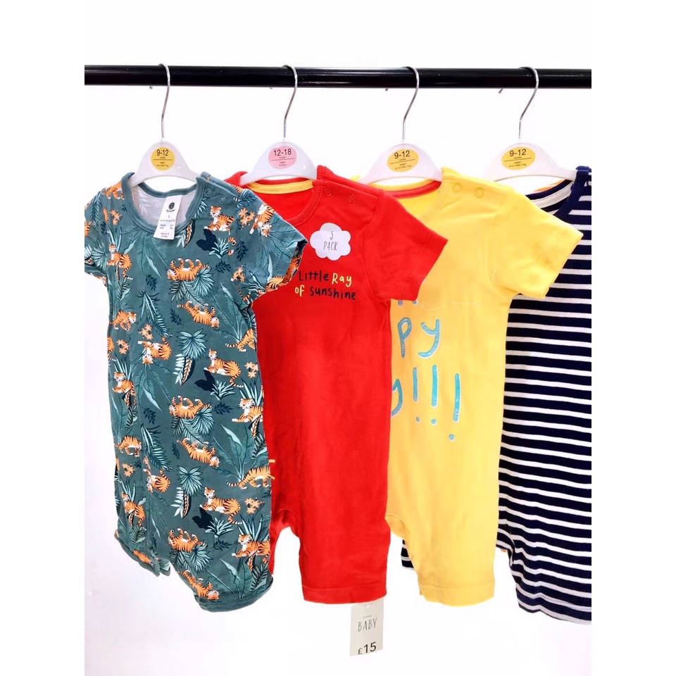 Body đùi, romper đùi xuất xịn bé trai {Sz 9-12,12-18m}