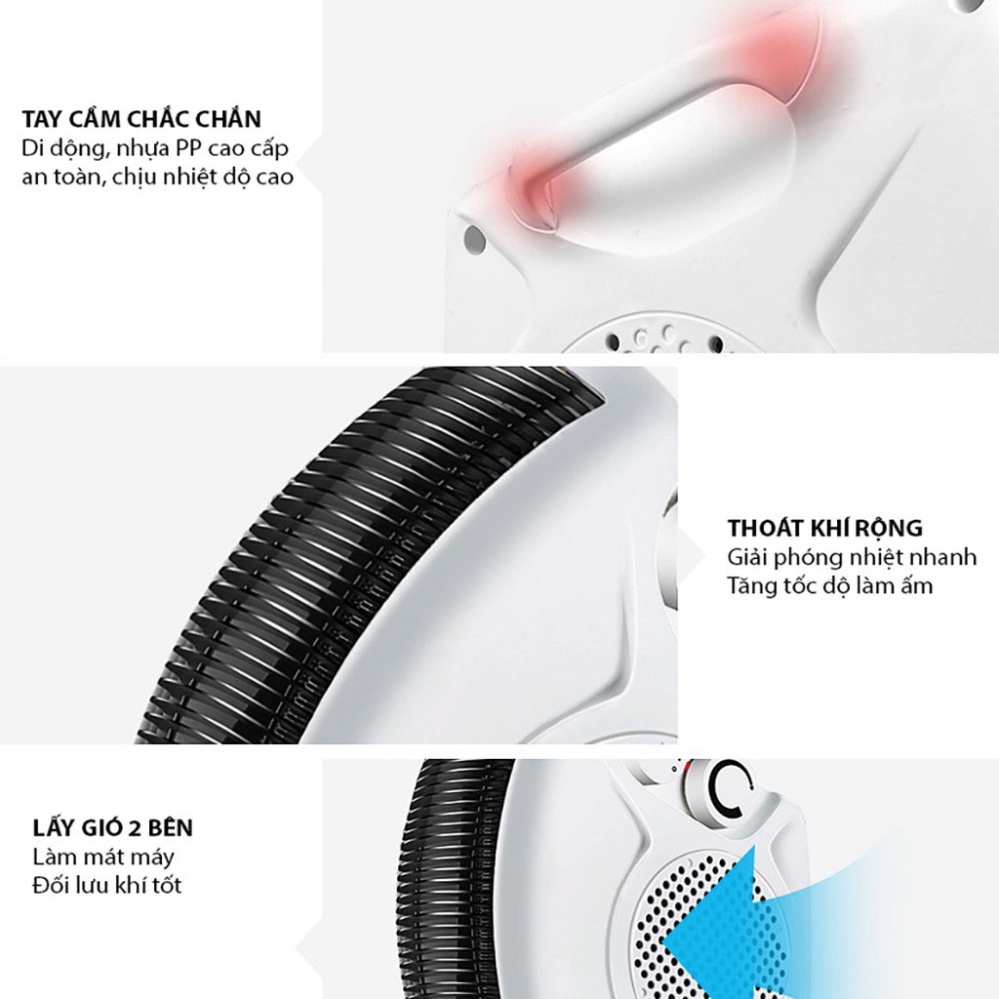 Quạt Sưởi Ấm 2 Chế Độ Tiết Kiệm Điện - Máy Sưởi Ấm Thông Minh JY-208