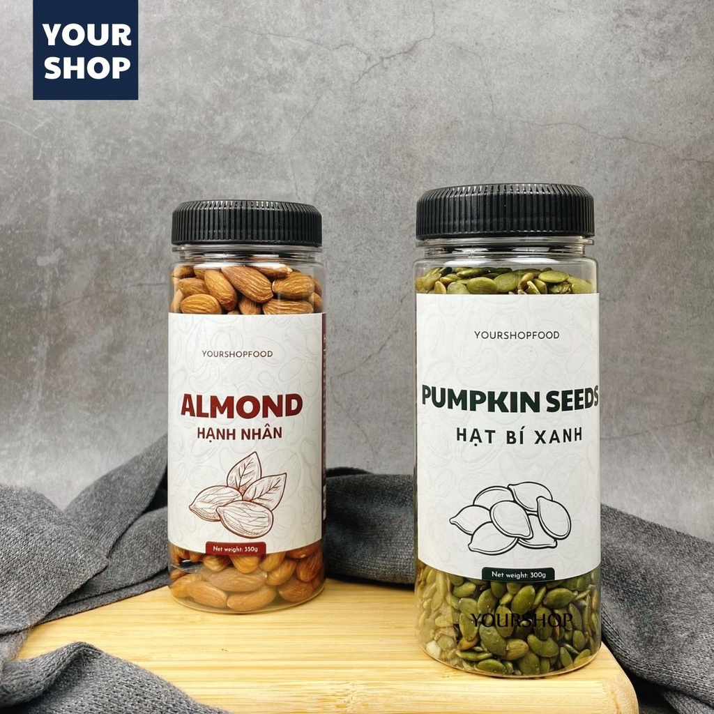 Hạt Bí Xanh Rang Mộc Yourshop - Hạt dinh dưỡng tốt cho bà bầu, cho bé và chế độ ăn kiêng