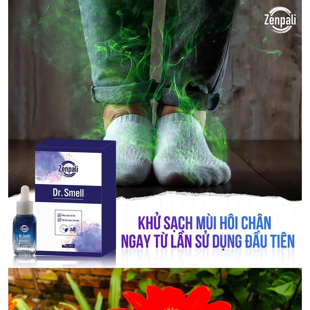 [Chính Hãng] Tinh Chất Khử Mùi Hôi Nách Hôi Chân Dr Smell Zenpali