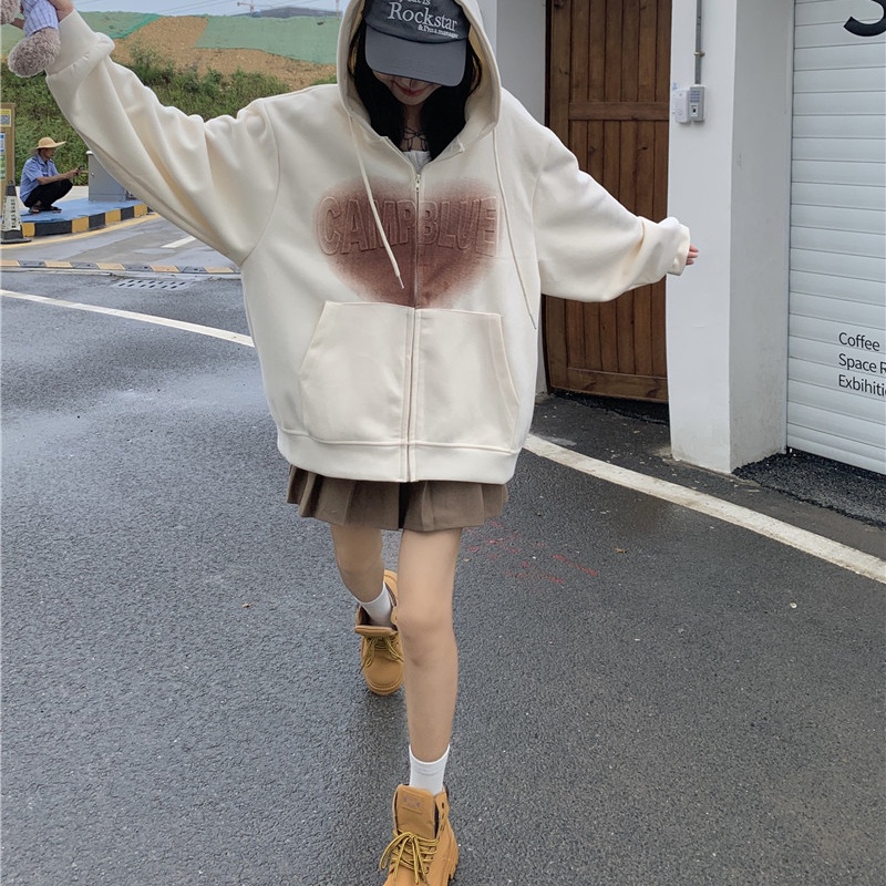 Áo khoác hoodie Perty mỏng thời trang mùa thu phong cách Hàn Quốc cho nữ