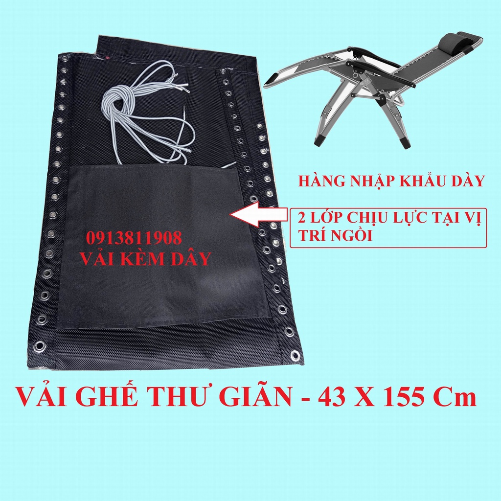 Vải bố ghế thư giãn Nhập Khẩu