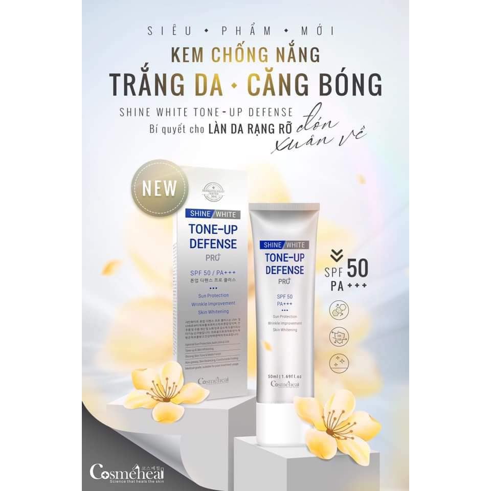 Kem nâng tone và kem chống nắng body Cosmeheal