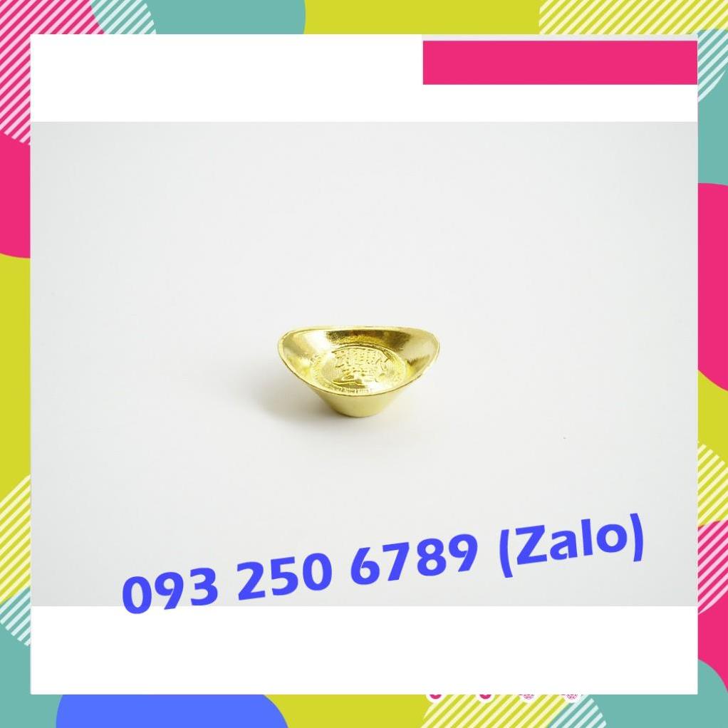 [SẴN HÀNG] Thỏi vàng Thần Tài đồng mạ vàng tài lộc giàu có - Nhiều size đặt bàn thờ Thần Tài