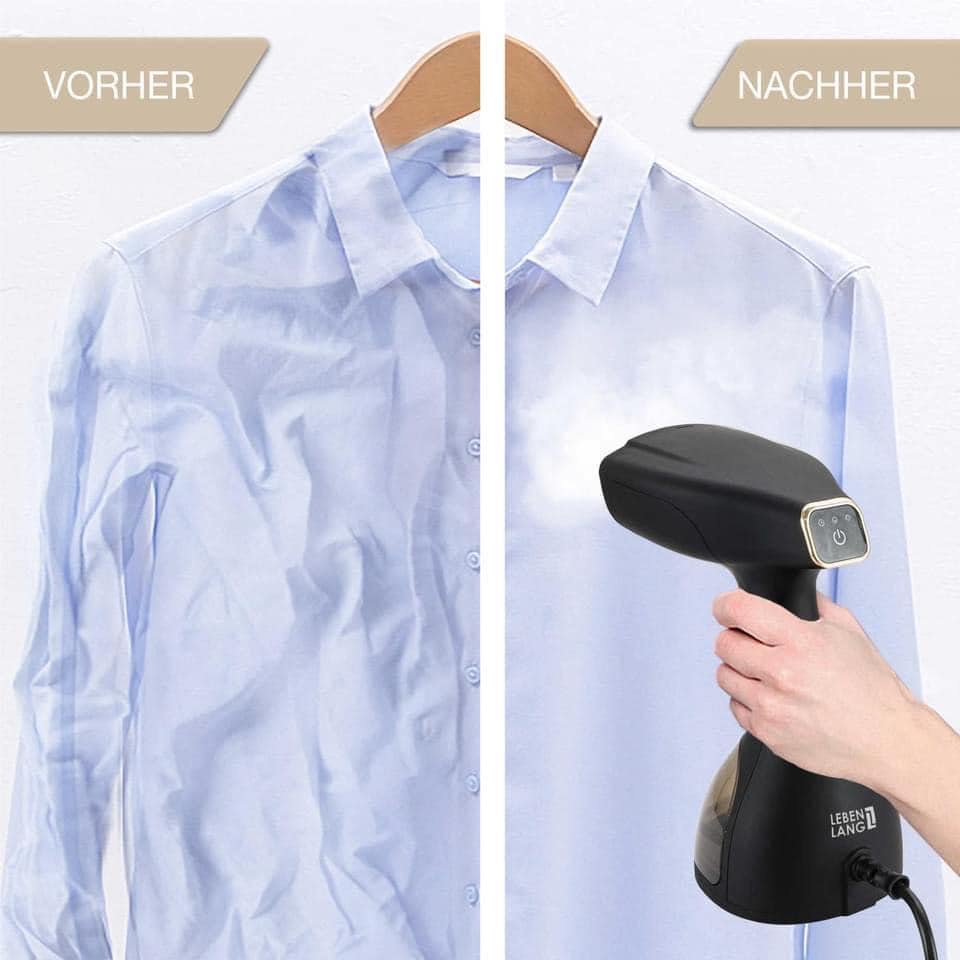 Bàn là hơi nước cầm tay LEBENLANG LBD528 công suất 1500W - 300ML, Hàng chính hãng bảo hành 2 năm - tặng kèm bao tay