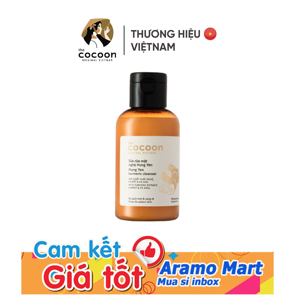 [FREESHIP] Sữa Rửa Mặt Nghệ Hưng Yên Cocoon 140ml/chai ＊AramoMart＊ | BigBuy360 - bigbuy360.vn