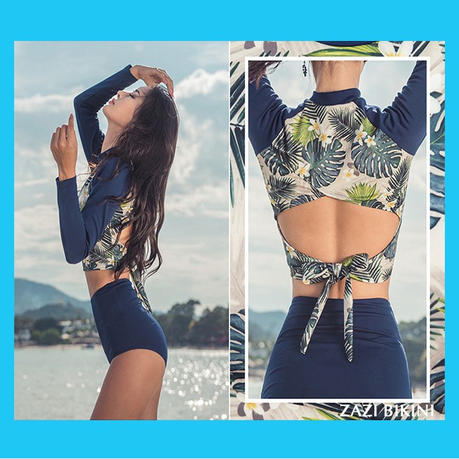 Áo Tắm Nữ Gợi Cảm Lá Dừa - Dài Tay Chống Nắng Hiệu Quả | ZT10 | BigBuy360 - bigbuy360.vn