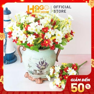 Hoa giả, cành hoa cánh bướm 28 bông nhiều màu xinh xắn