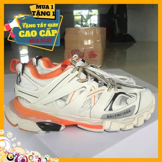 Giày Balen Track 3.0 Chuẩn R11 Trắng Cam Full phụ kiện