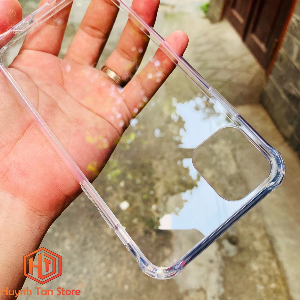 Ốp lưng iphone 11 ip 11 pro max chống sốc clear color ver 3 trong suốt không ố vàng bảo vệ camera huỳnh tân store