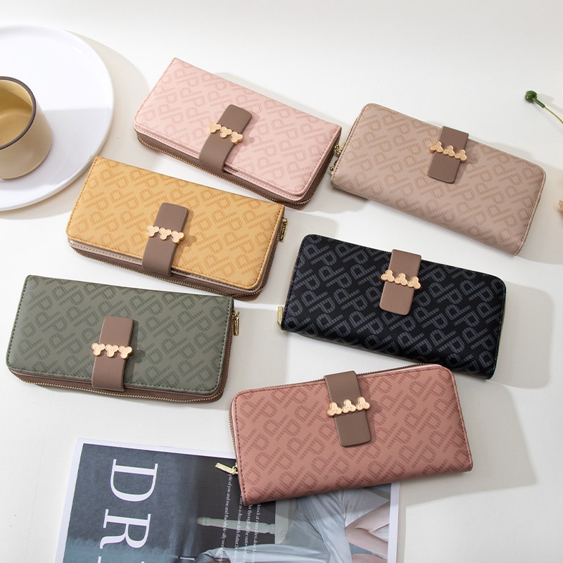 Ví Nữ Cầm Tay Có Khóa Kéo