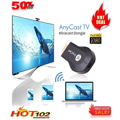 Thiết Bị Kết Nối Cổng HDMI Không Dây Anycast M2 Plus - Từ Điện Thoại Lên Tivi [CÓ VIDEO HƯỚNG DẪN]