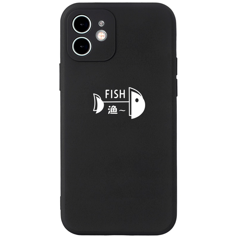 Ốp lưng JURSUE mềm hình cặp đôi dễ thương đẹp cho iPhone 13 12 11 Pro Max SE 2020 X XR XS 8 7 ip 6S 6 Plus kute Y1762