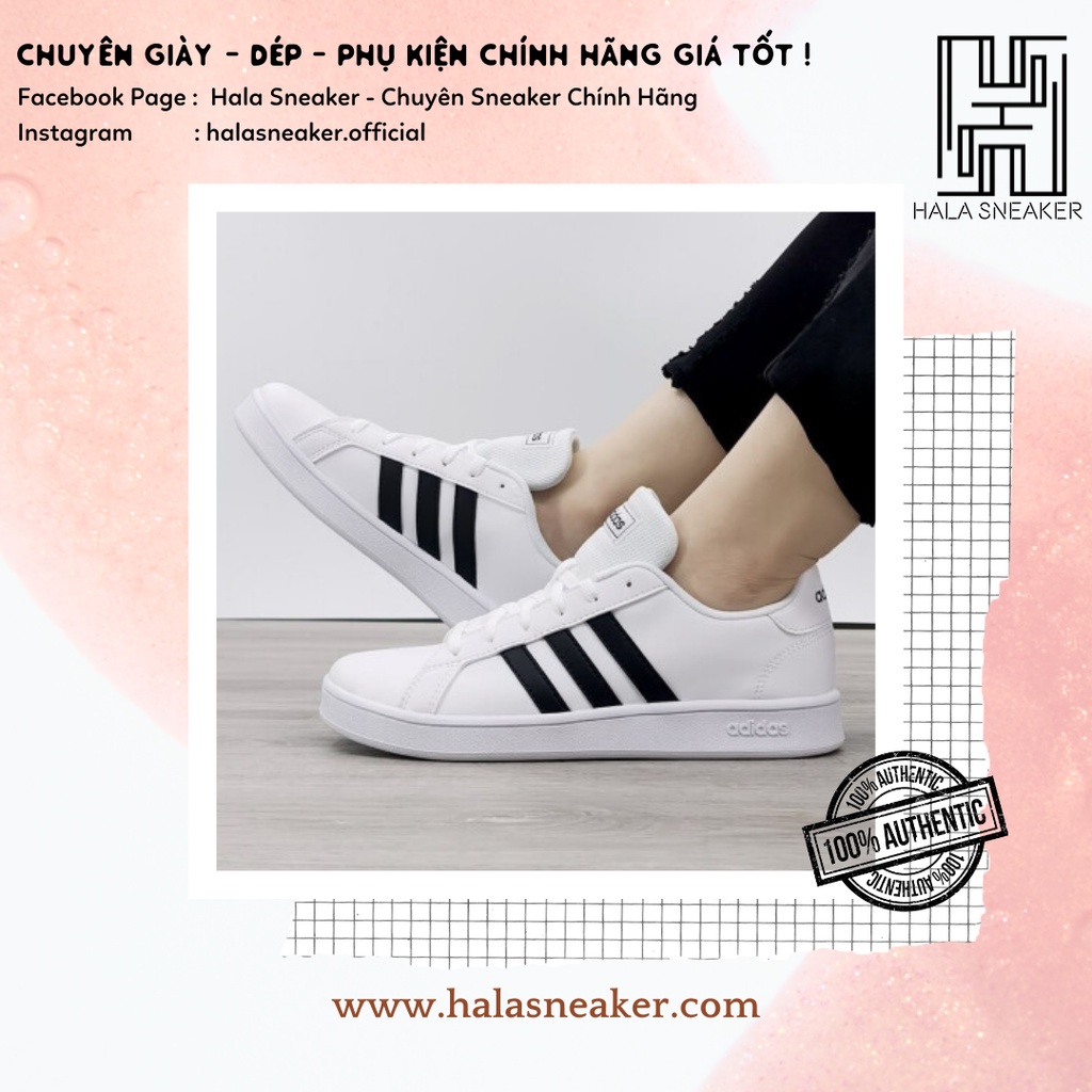 Giày Adidas Chính Hãng Grand Court EF0103 - Giày Thể Thao Nam Nữ Authentic -halasneaker.com