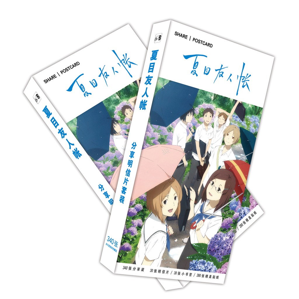 Hộp Postcard Bưu thiếp  Anime/Manga Natsume Yuujin chou