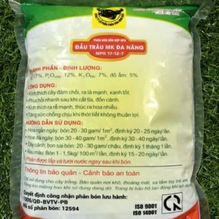 Phân bón NPK bón lá, kích ra hoa