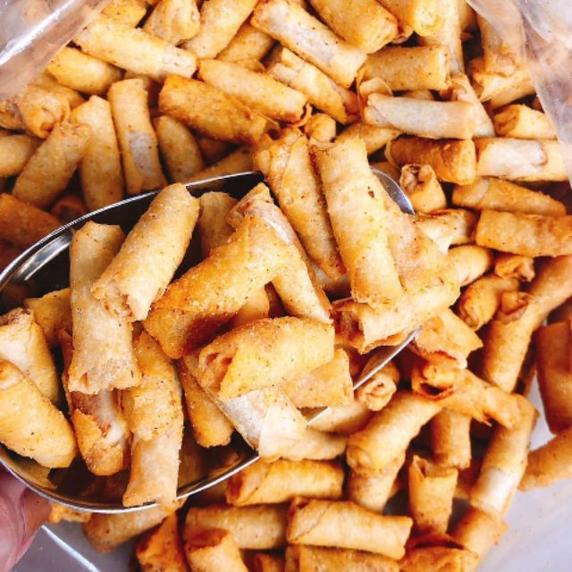 CHẢ GIÒ TÔM SẤY GIÒN CAY lon 300gr