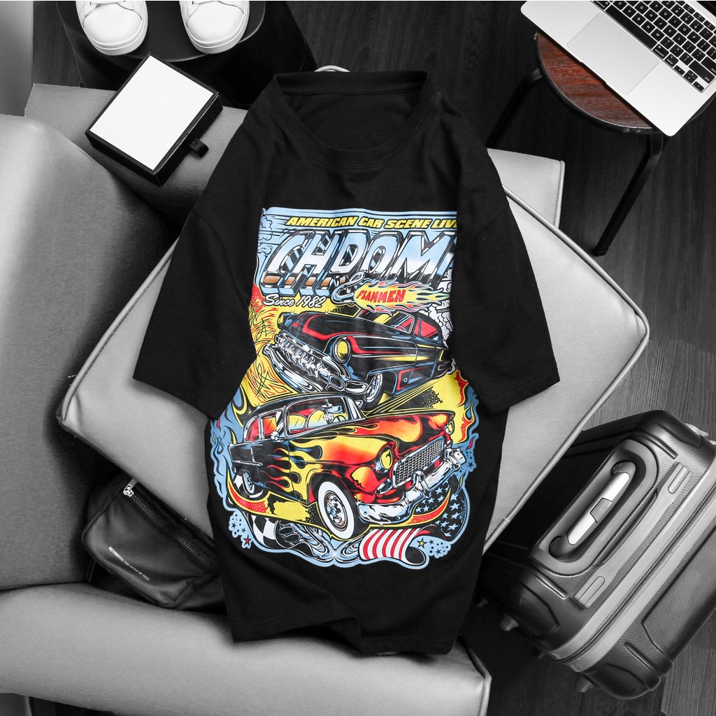 SALE Áo thun cotton in hình độc, lạ 80 - 125kg - mã ATTRON9-22