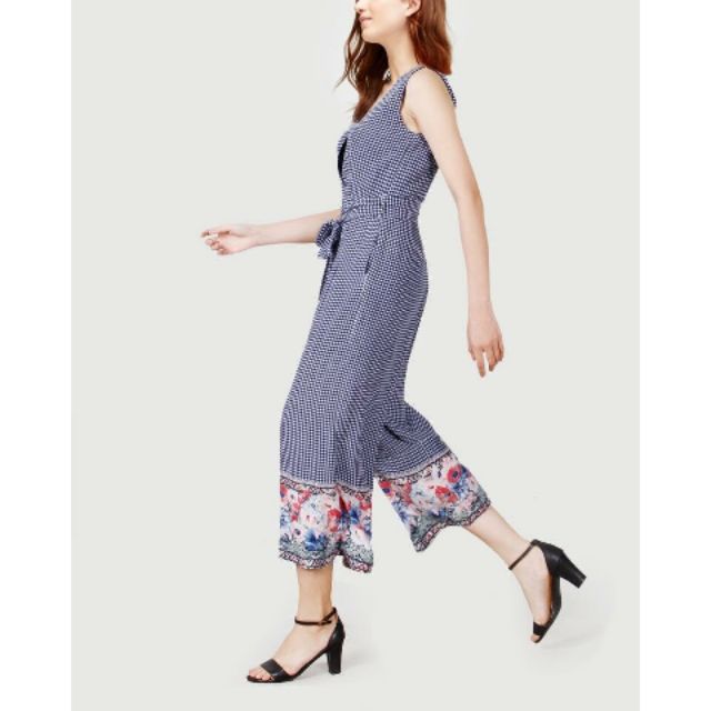 Jumsuit caro xanh BN105
