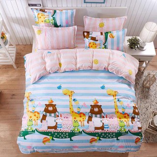 Set chăn phao ga gối cotton poly nhập khẩu