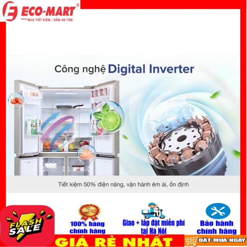 Tủ lạnh Samsung Inverter 488 lít RF48A4010M9/SV.MODEL2021