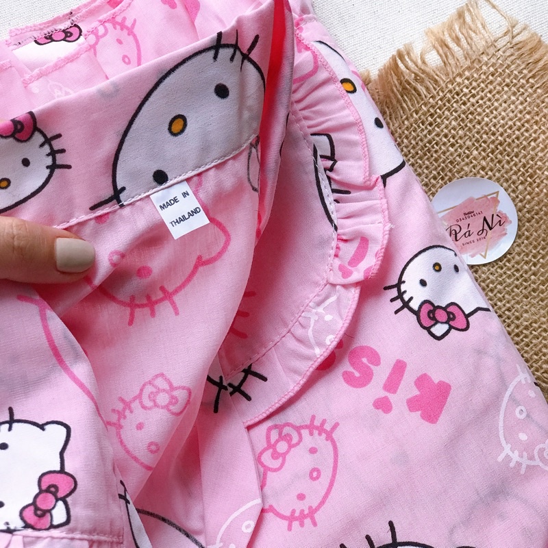 Đồ Bộ Nữ Đồ Mặc Nhà Đồ Ngủ Tay Ngắn Chuẩn Thái Lan Dễ Thương H S