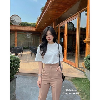 [RÁCH STORE] Quần tây - nút đôi bọc - chiết 1li