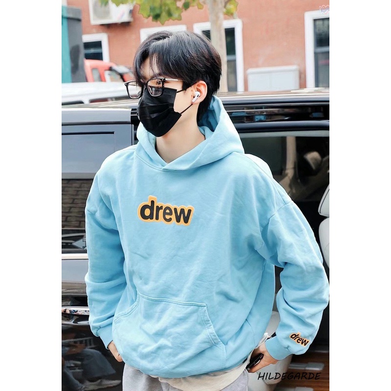 ⚡️[BEST QUALITY] -  Áo Hoodie Justin Bieber Drew House Secret (Seal Blue), áo hoodie Drew House