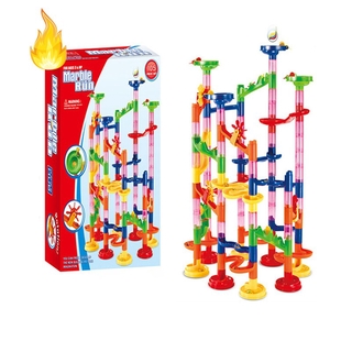 105pcs DIY Construction Marble Race Run Maze Balls Track Building Blocks Children Gift For Baby Educational Toys