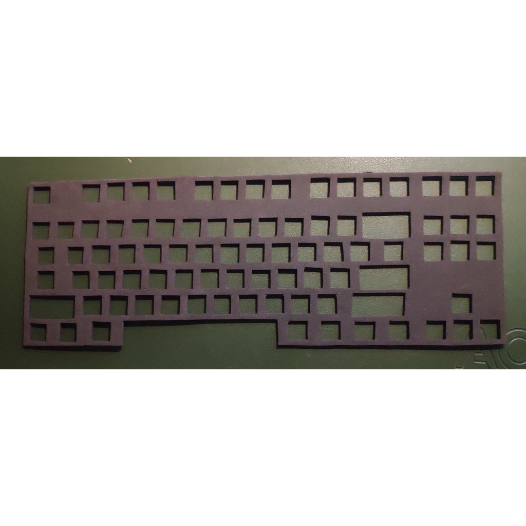 Foam plate pcb, foam lót case đáy cao su non cho mọi layout DZ60 GH60 GK64 ,60,65,75,tkl,full size