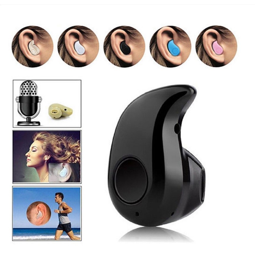 Tai Nghe Bluetooth S530 Nhét Tai V4.1 Ear-Pod Siêu Nhỏ Có Nghe Nhạc