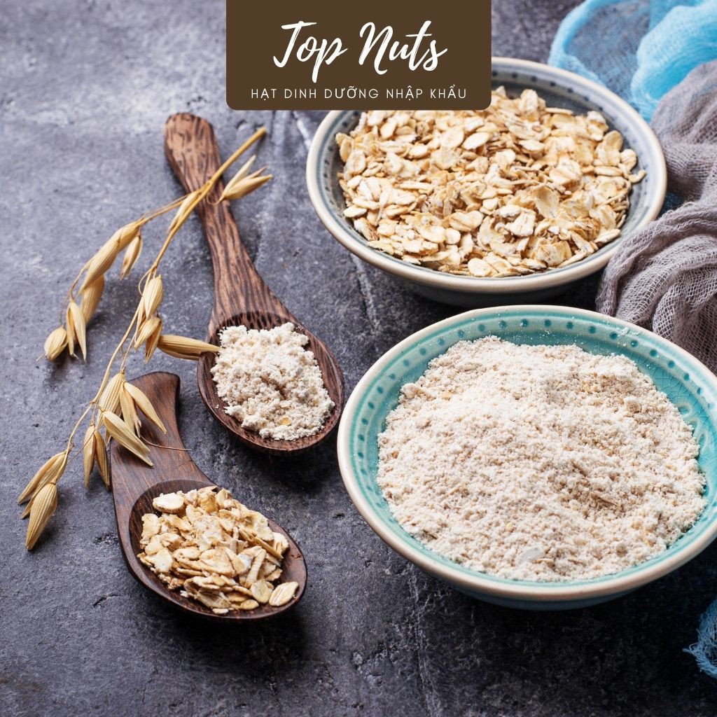 Bột Yến Mạch Hộp 300g - Cho Người Ăn Kiêng, Ăn Dặm Cho Bé, Làm Bánh, Nấu Cháo, Đắp Mặt Nạ